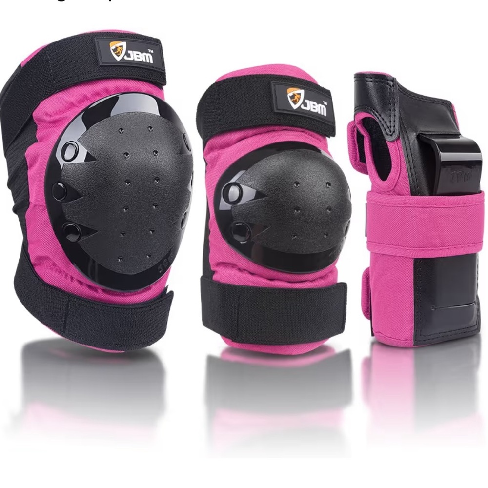 NWOT JBM Pink Protective Gear Set